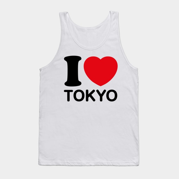 I Love Tokyo Tank Top by conform